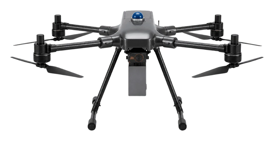 Surveyaan V1 Pro LiDAR drone with folding arms, camera and laser scanner payload